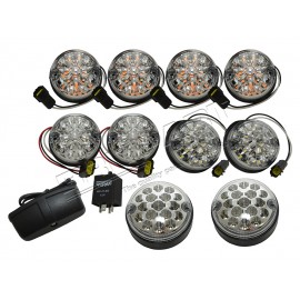KIT FEUX DELUXE LED BLANC DEFENDER WIPAC
