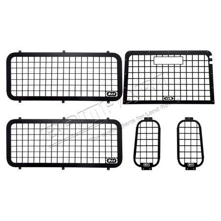 SET GRILLE EXTERIEURE  DE PROTECTION DE VITRE ARRIERE DEFENDER 110