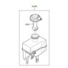 RESERVOIR LIQUIDE DE FREIN L322 ORIGINE